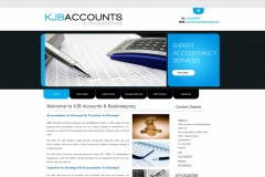 A website I created for KJB Accounts & Bookkeeping, Letterkenny