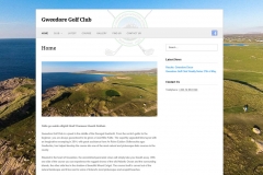 A website I created for Gweedore Golf Club