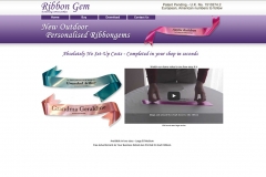 A website I created for Ribbongems